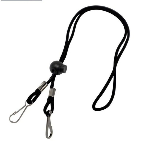 5 Pack Clip Face mask Lanyard Holder Adjustable Length, Convenient Safety Hanger - Picture 1 of 5